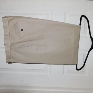 Haggar Tan Dress Pants Lightweight Cotton Blend